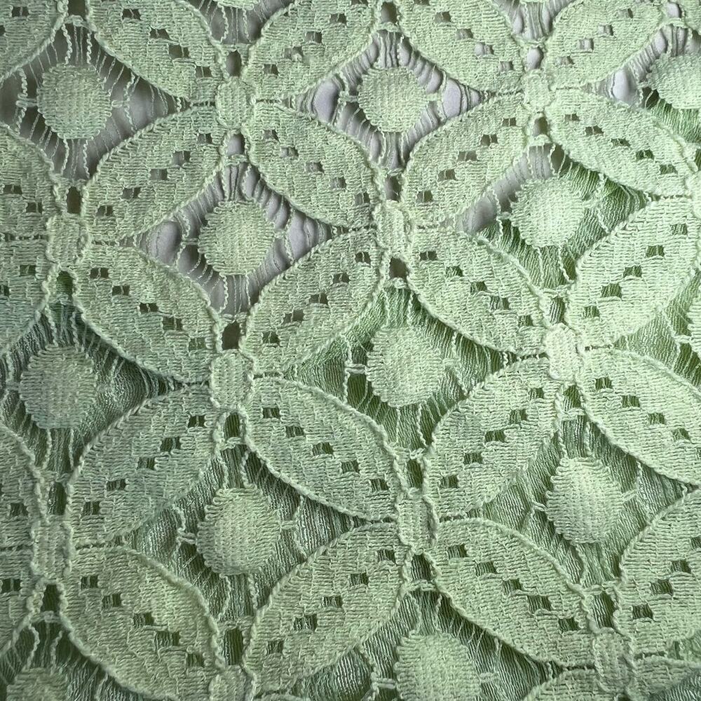 Figueroa & Flower Embroidered Blouse V-Neck, Bell Sleeve Green/Blue size Medium - Picture 11 of 14